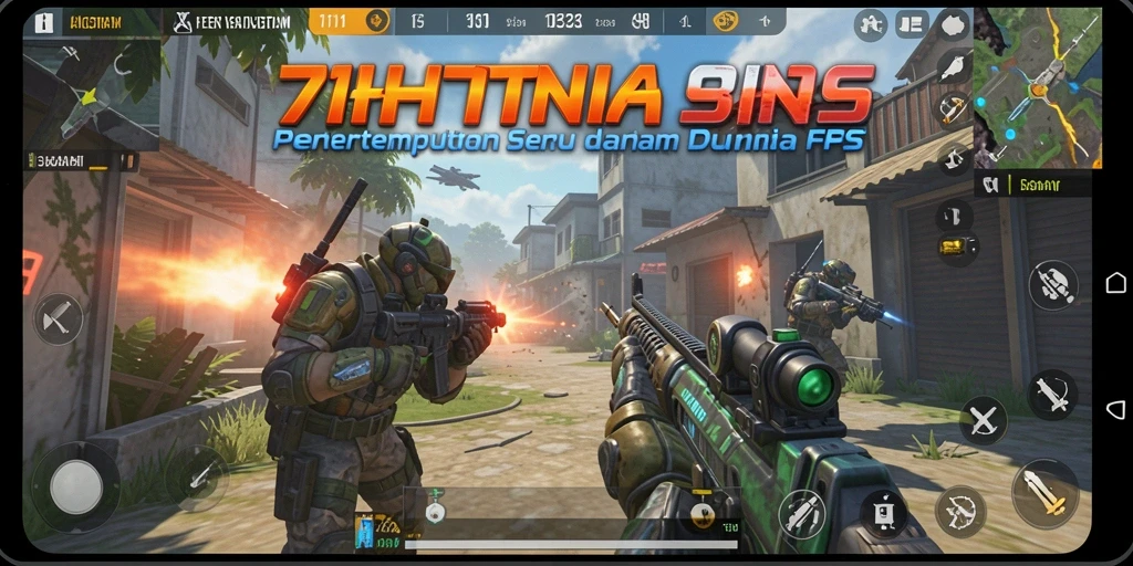 Tampilan gameplay menegangkan di 71H dengan aksi tembak-menembak yang dinamis.