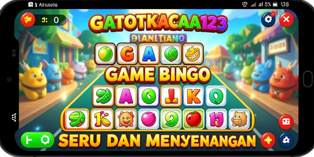 Tampilan screenshot permainan GATOTKACA123 dengan suasana Bingo yang seru.