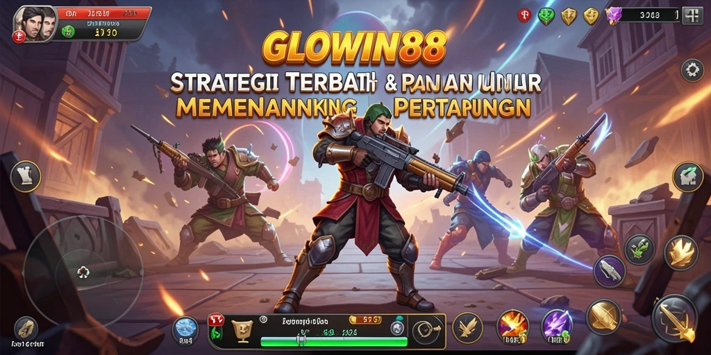 Screenshot gameplay GLOWIN88 menampilkan aksi strategi yang mendebarkan.