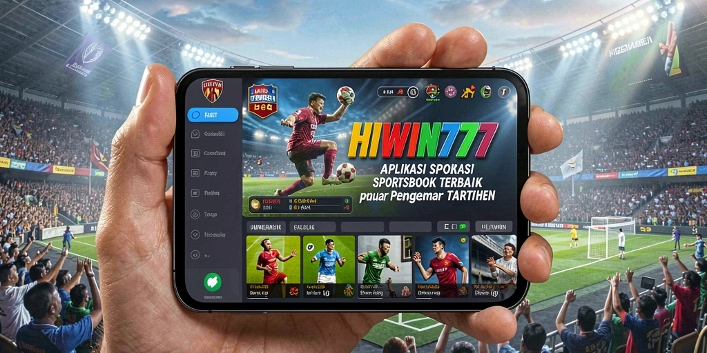 Tampilan antarmuka HIWIN777 yang menarik dan interaktif dalam taruhan olahraga.