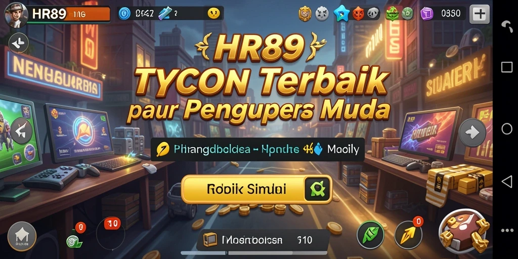 Tampilan gameplay Tycoon yang seru dan interaktif.