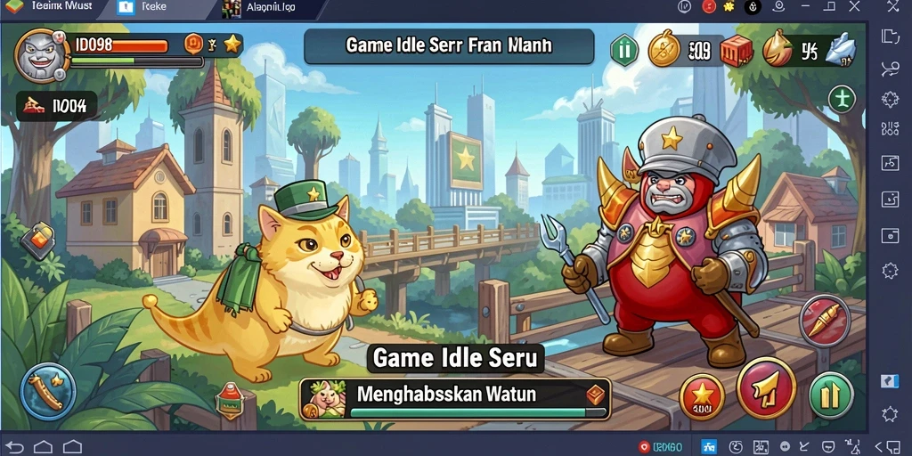 Gameplay seru ID098 dengan mekanisme Idle yang menarik.