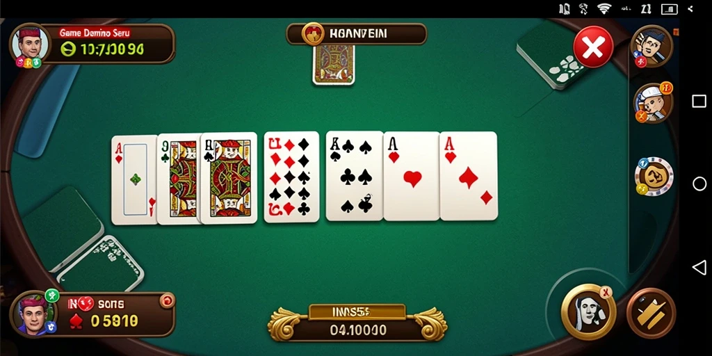 Gameplay menarik dari INS55 yang menampilkan permainan Domino.