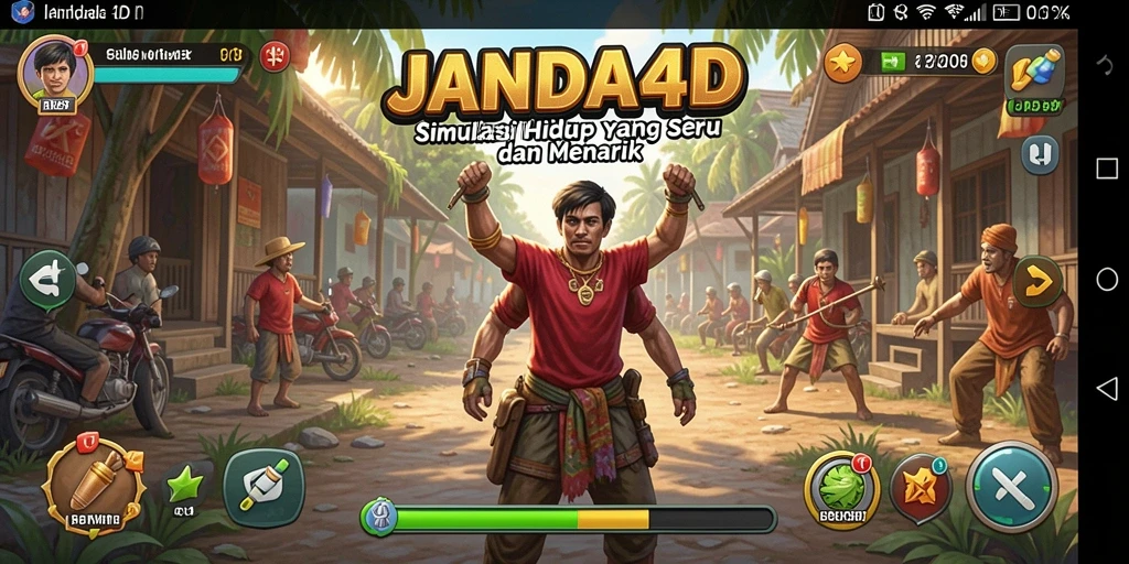 Tampilan gameplay JANDA4D yang menarik dan interaktif.