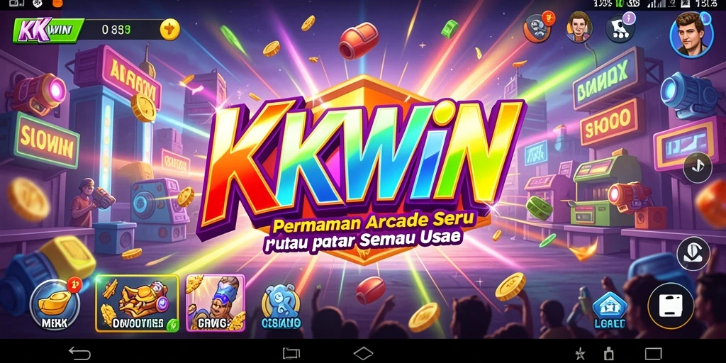 Screenshot gameplay KKWIN menampilkan keseruan dalam permainan Arcade.