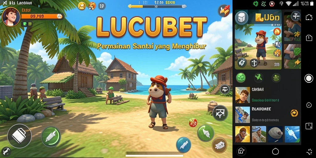 Tangkap keseruan gameplay LUCUBET dengan grafis menarik dan interaksi sosial.