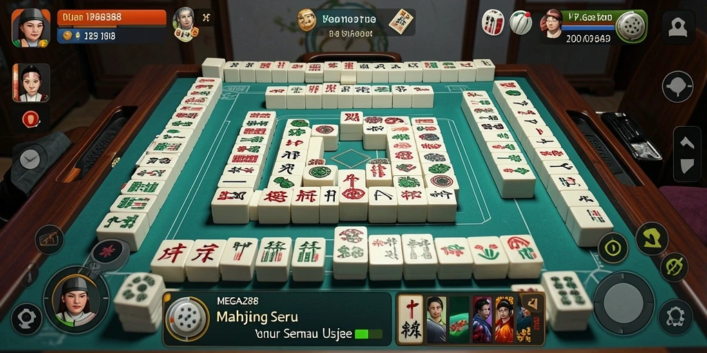 Screenshot gameplay <strong>MEGA288</strong> menampilkan momen seru dalam permainan Mahjong.