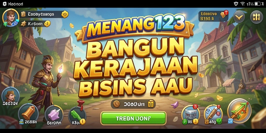 Tampilan gameplay MENANG123 yang menarik dalam dunia Tycoon.
