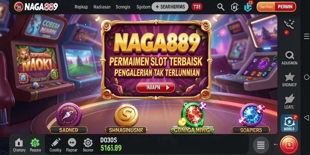 Tampilan menarik dari gameplay NAGA889 yang mendebarkan.