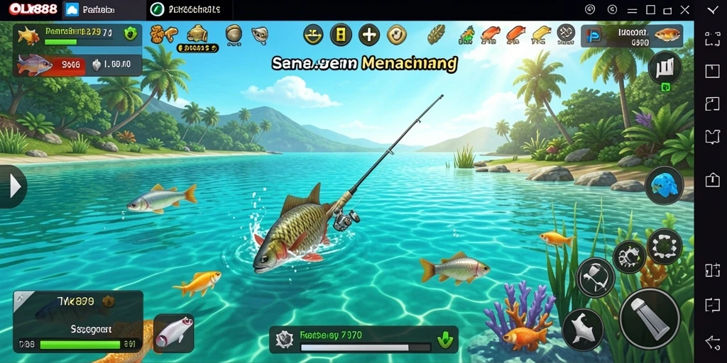 Tangkapan besar dalam OLX888, tunjukkan skill memancing Anda!