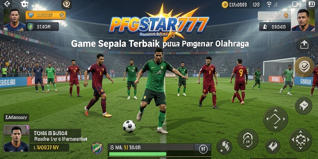 Tampilan gameplay PGSTAR777 yang seru dalam pertandingan sepak bola.