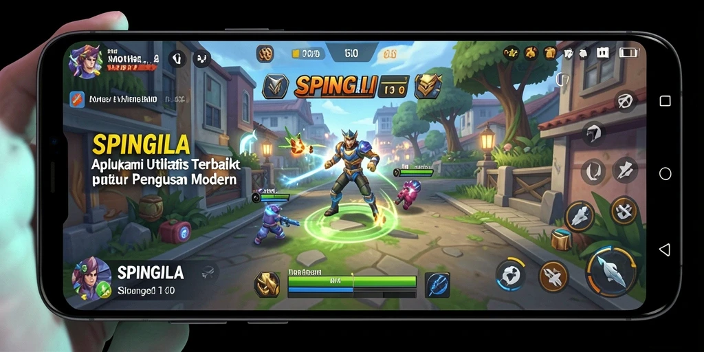 Tampilan antarmuka SPINGILA yang intuitif dan user-friendly.