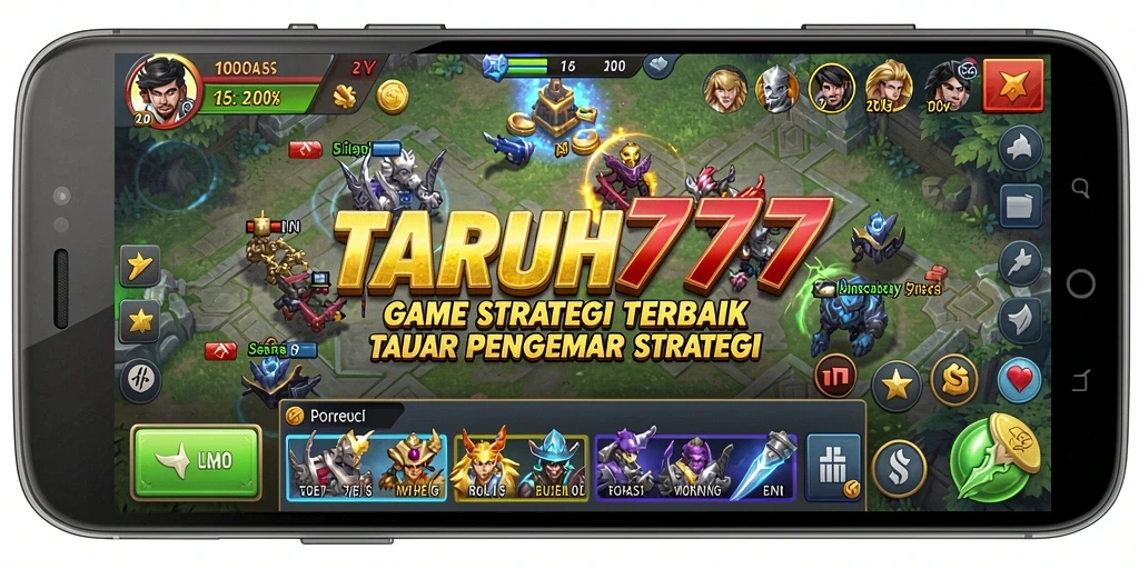 Screenshot TARUH777 menampilkan gameplay strategi yang mendebarkan.