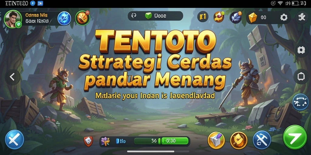 Screenshot gameplay TENTOTO yang menunjukkan strategi dalam aksi.